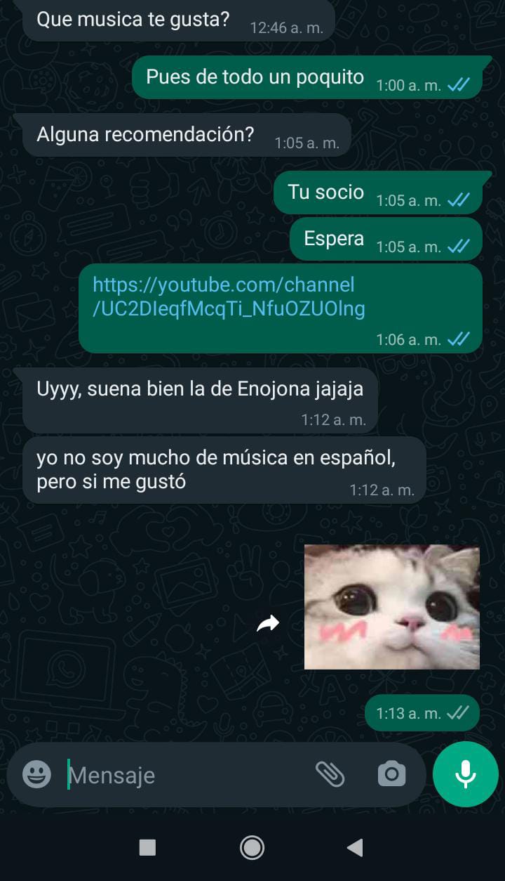 Compartiendo gustos musicales
