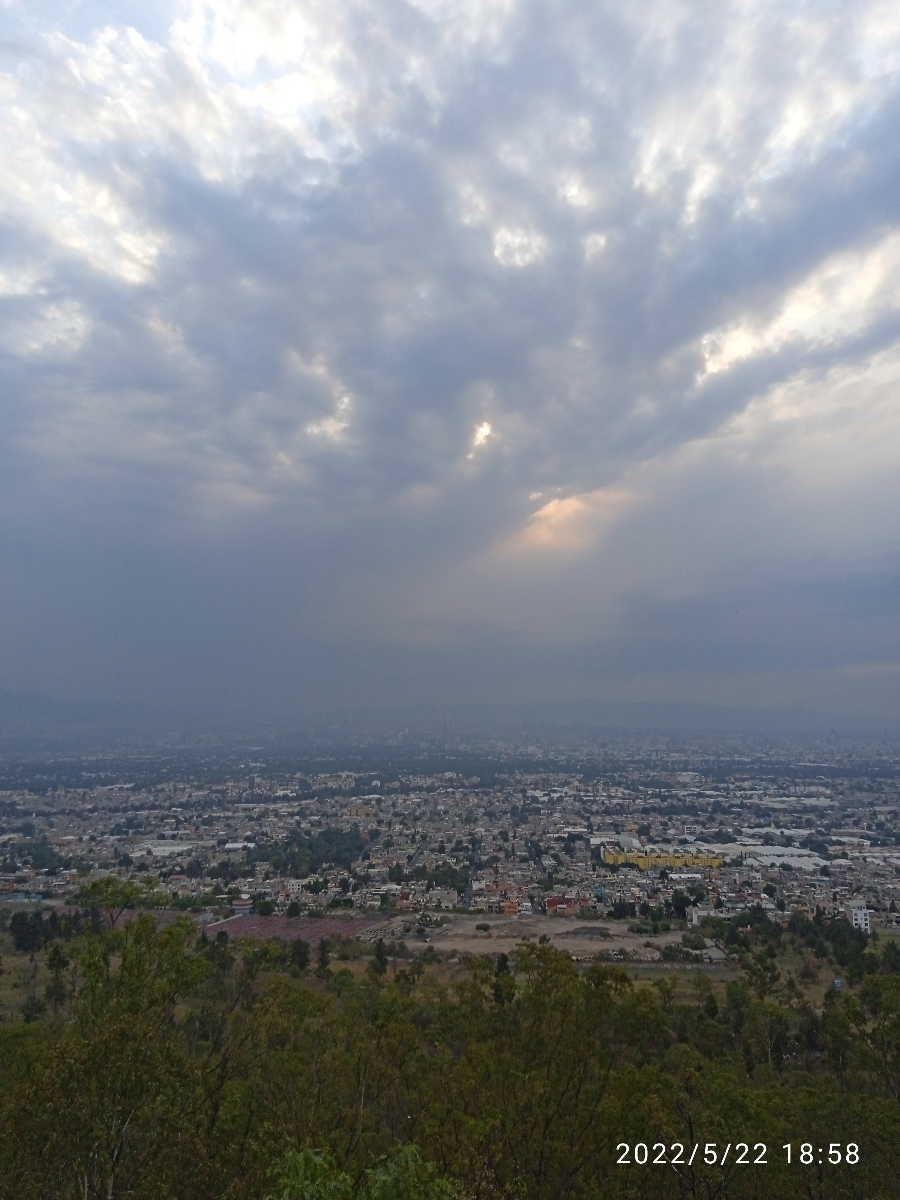 Desde el mirador del cerro de la estrella.