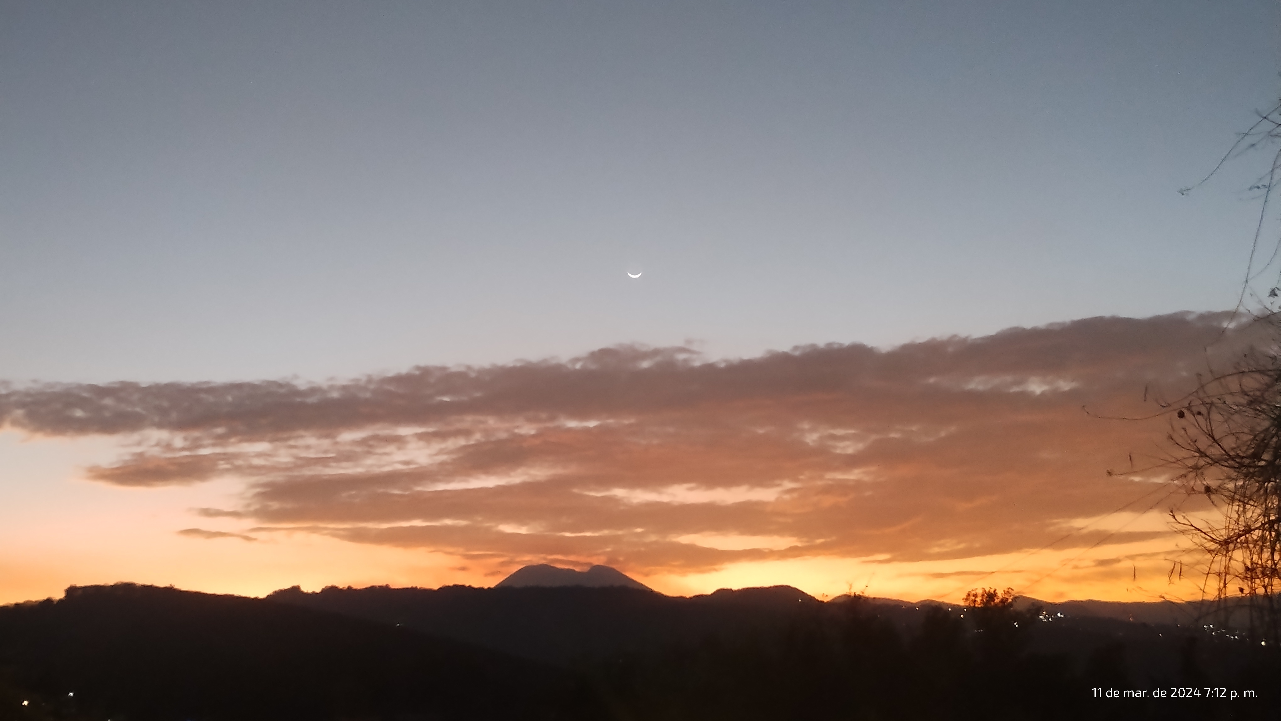 Un lindo atardecer