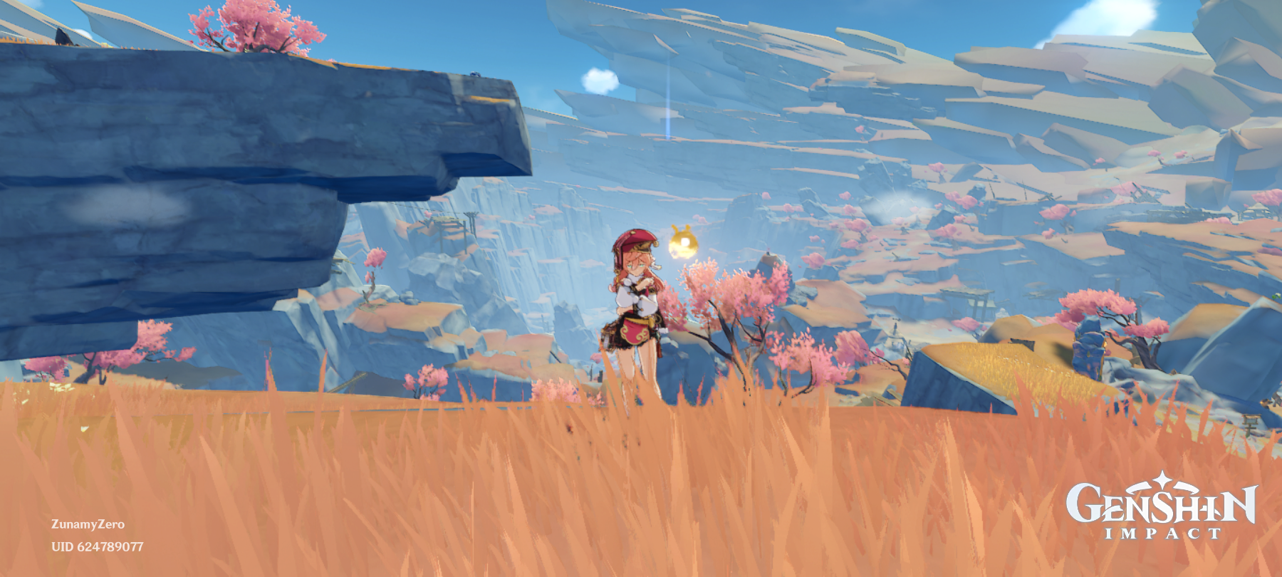 Paisaje Con Yanfei De Genshin Impact 2