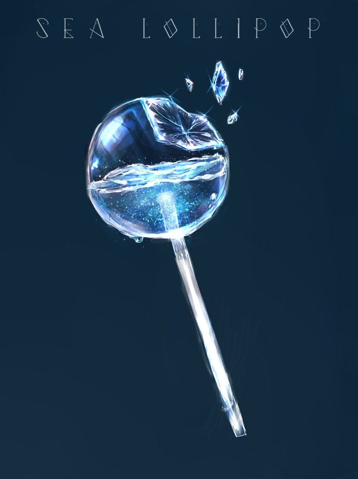 glass lollipop