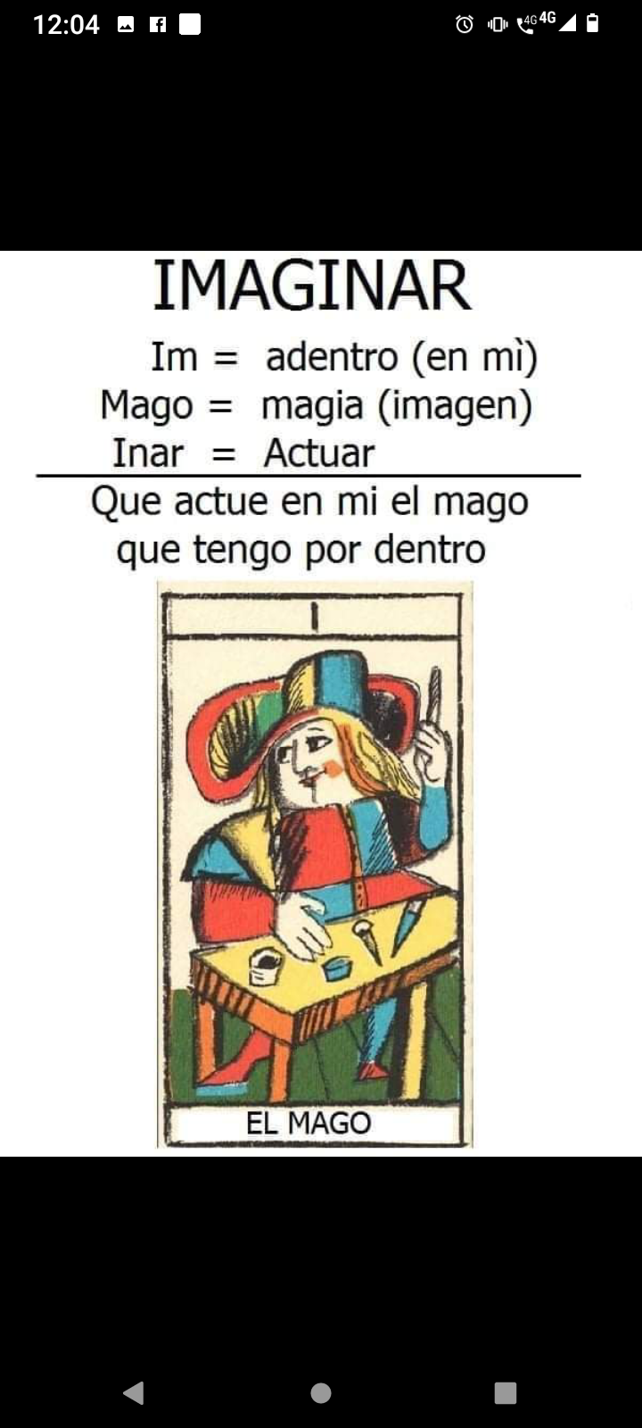 Que actúe en mi el mago