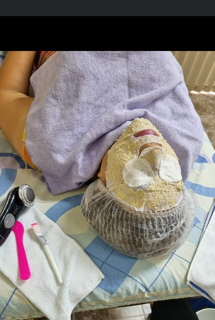 Trabajando mascarilla