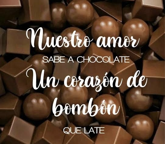 nuestro amor sabe a chocolate