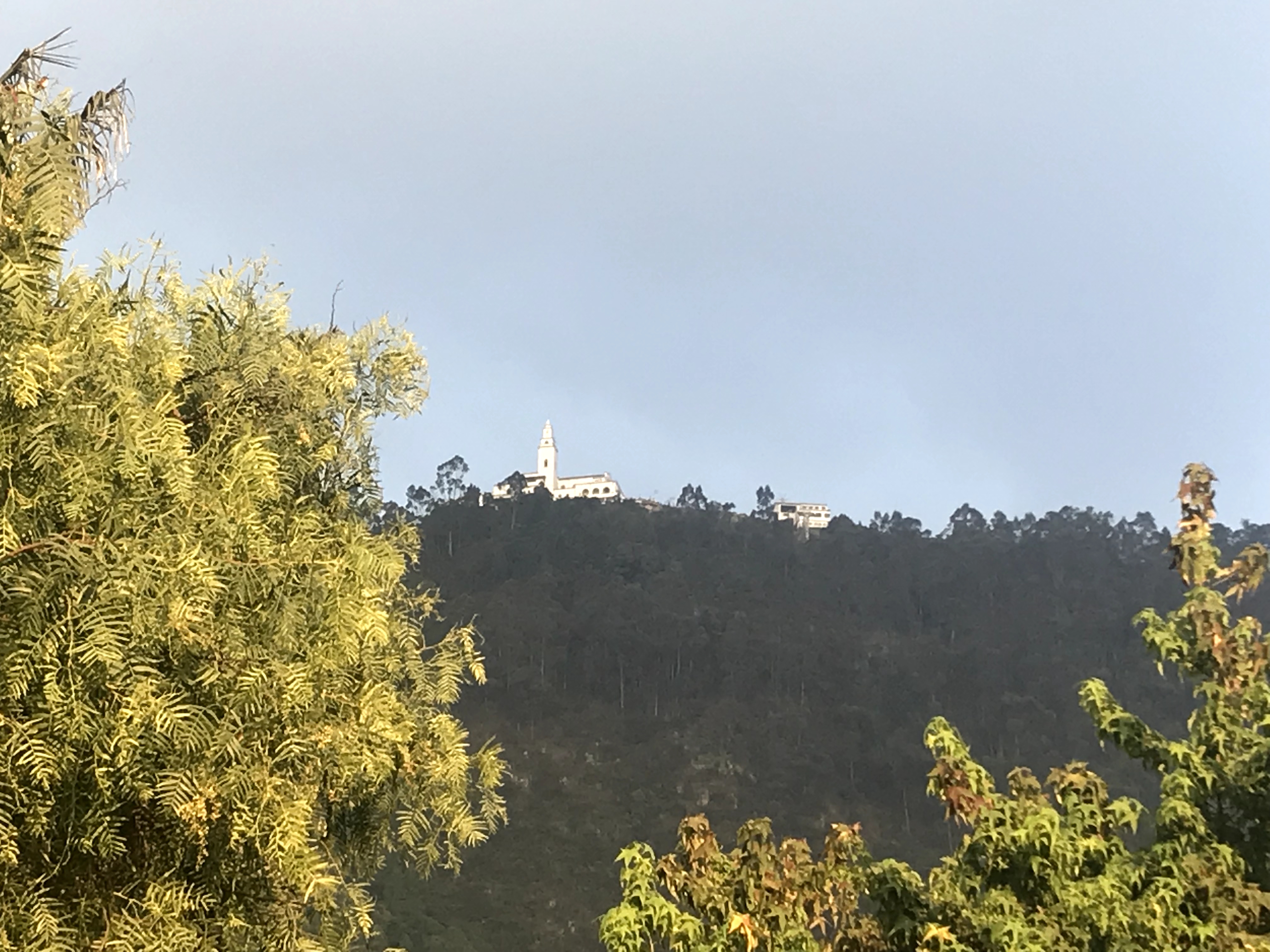 Up there in Monserrate.