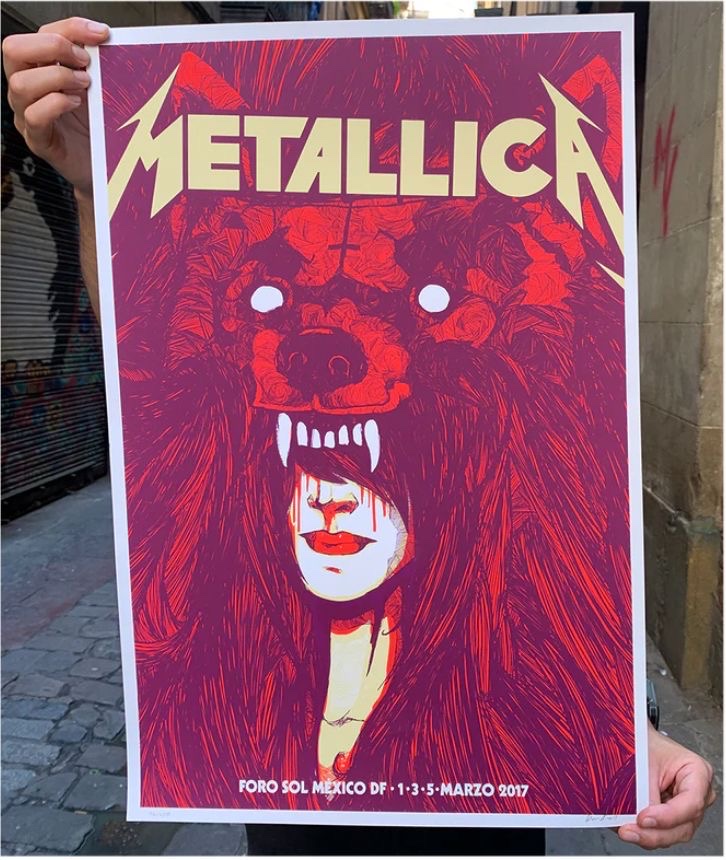 silk screen poster