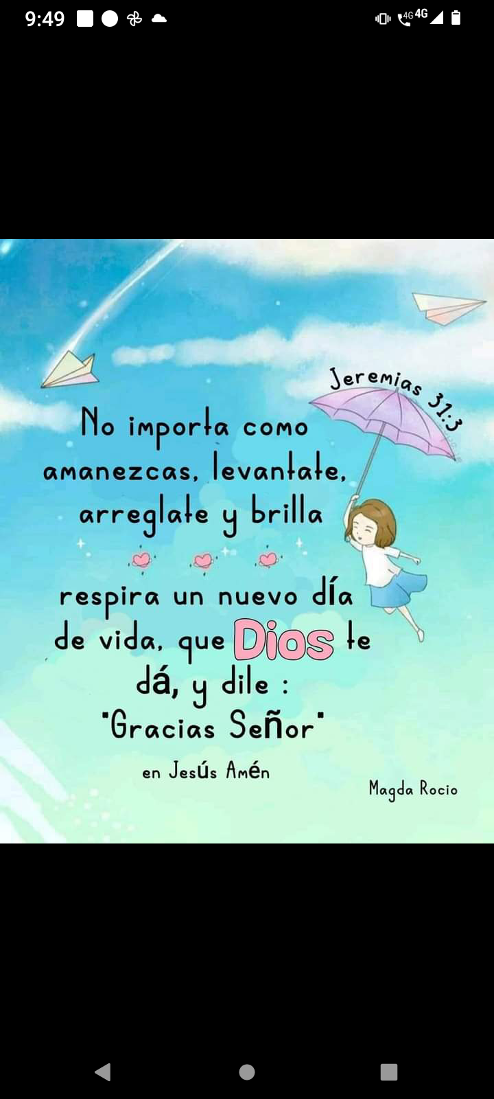 Respira y agradece