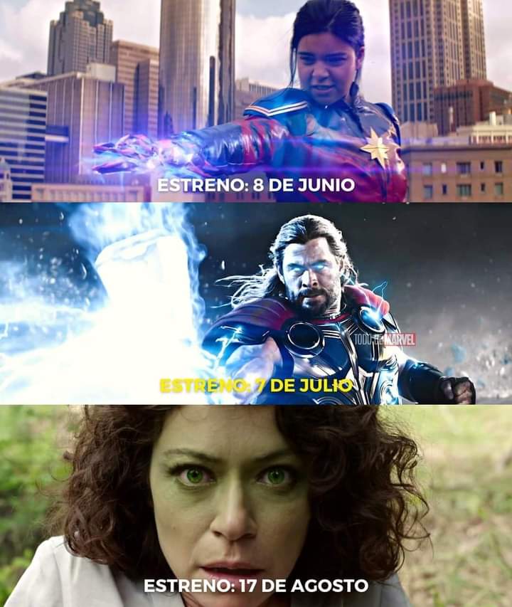 Estrenos de Marvel
