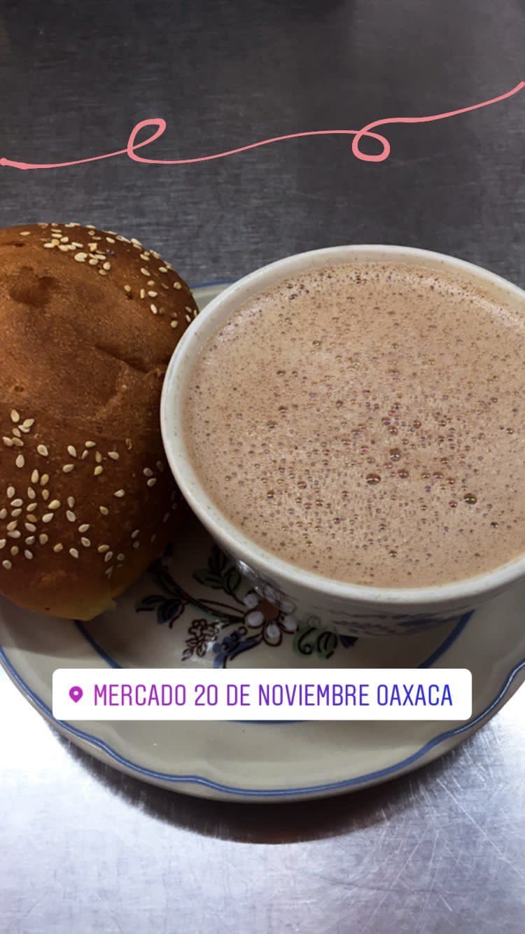 Chocolate caliente en Oaxaca