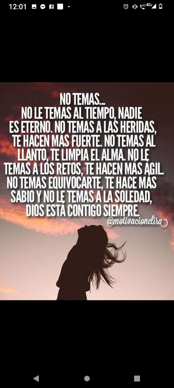 No le temas al tiempo