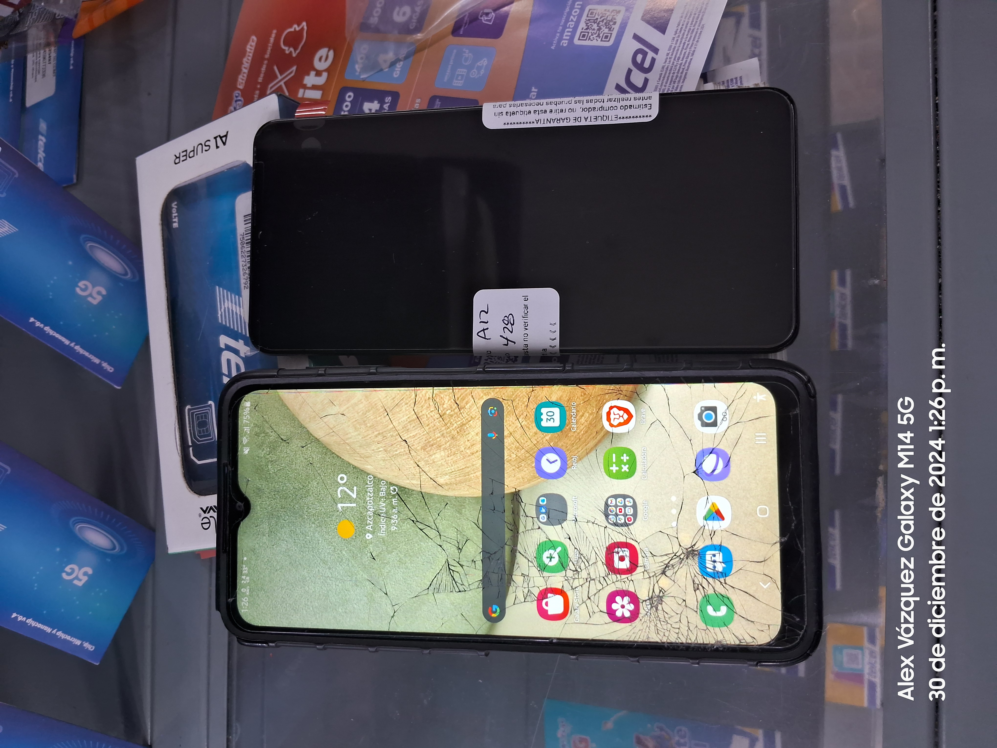 Samsung Galaxy A12 Antes