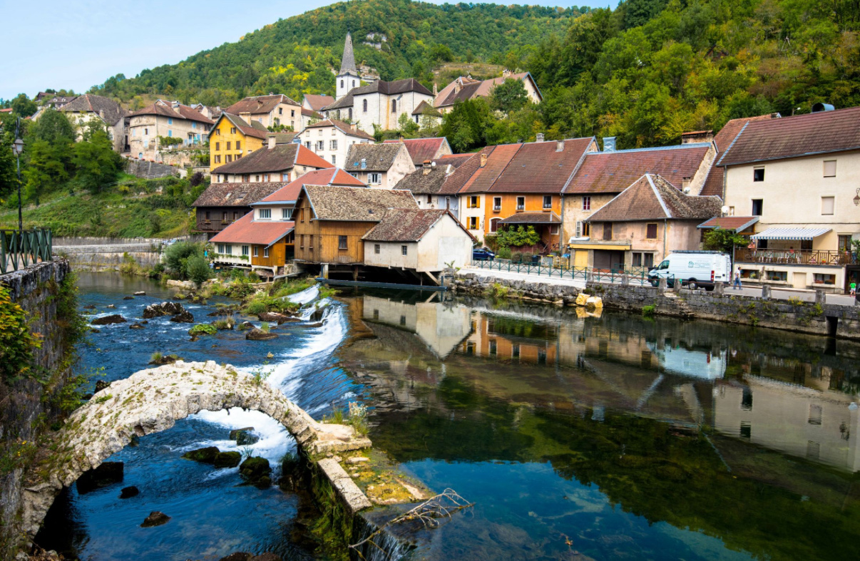 village in France E