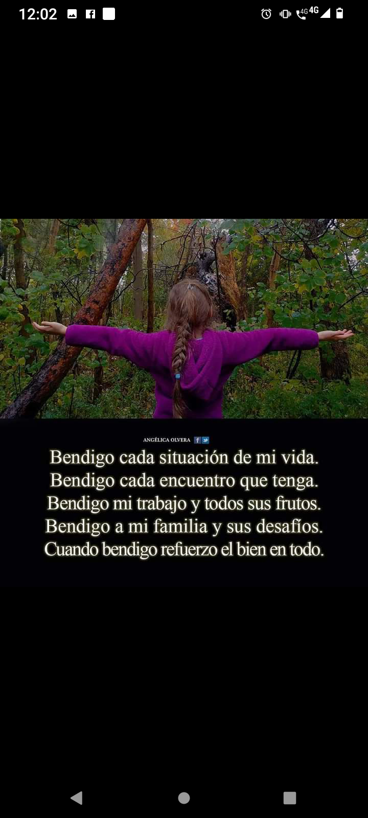 Bendigo cada situación en mi vida