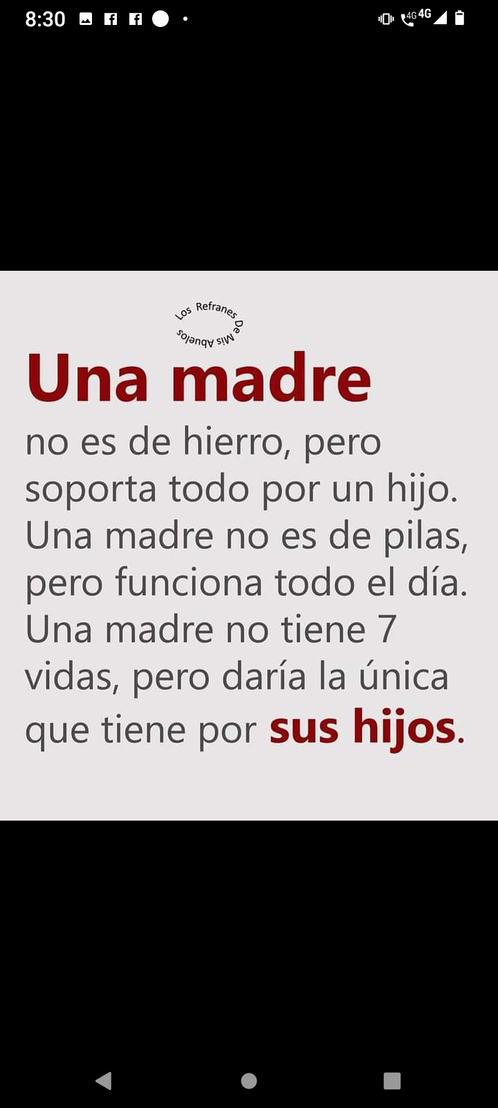 Una madre