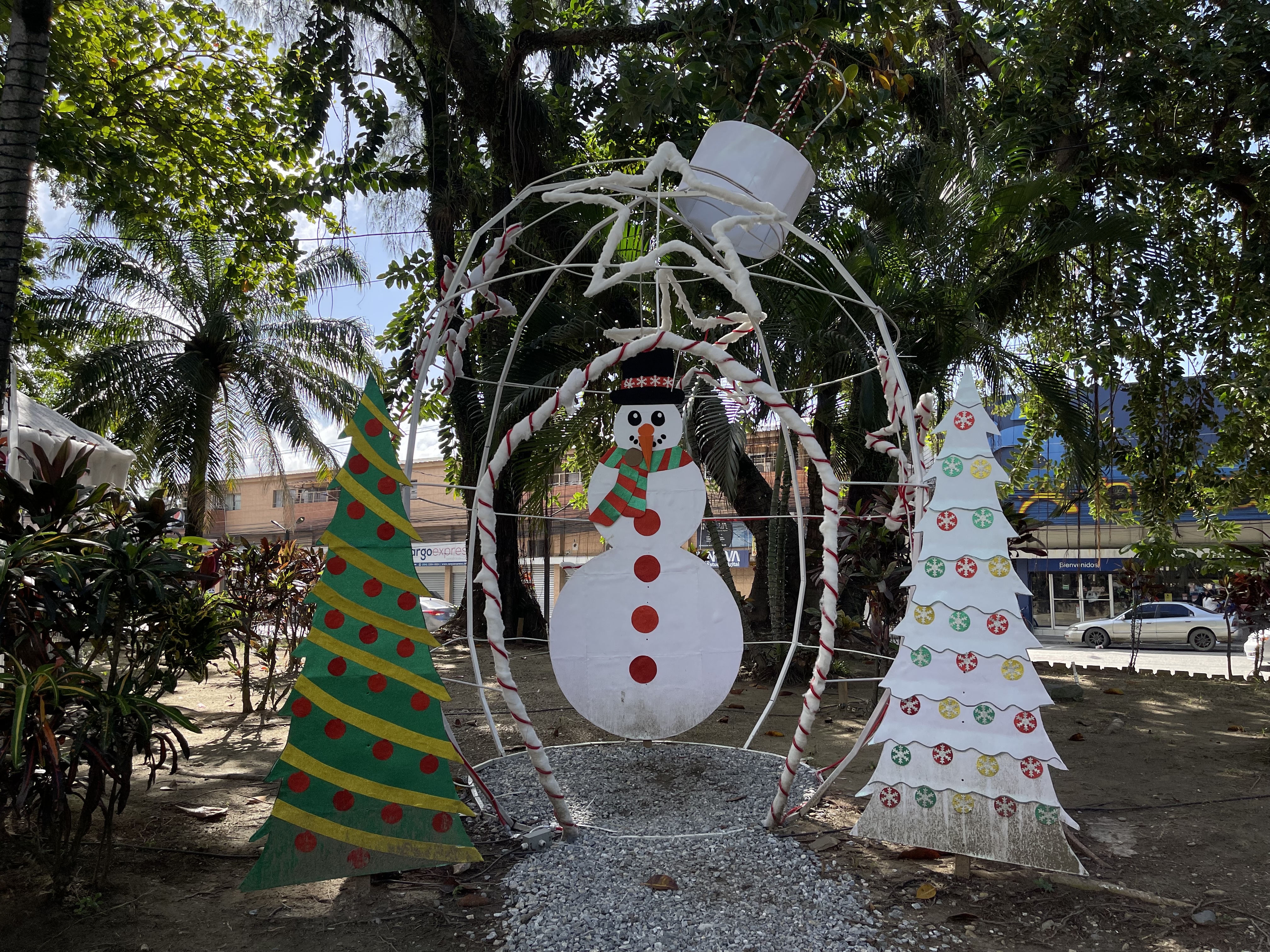 Puerto Cortes celebrating