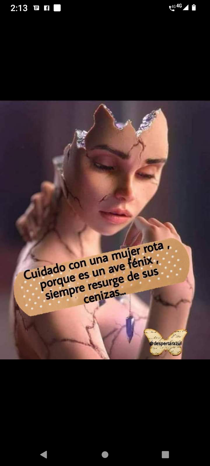 Cuidado con una mujer rota