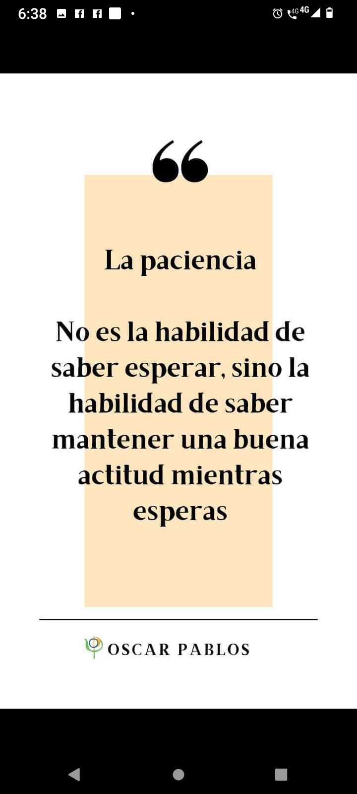 La pasiencia