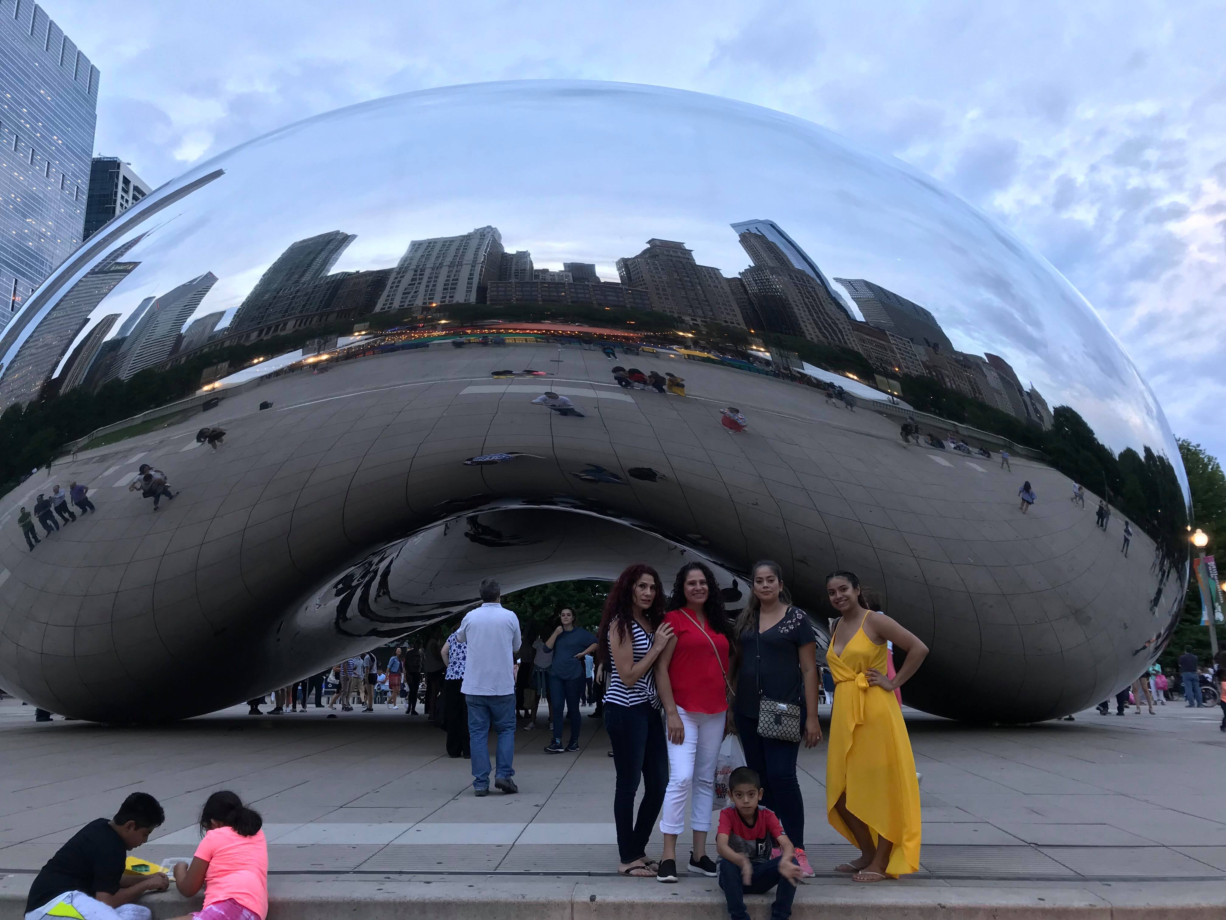 En el frijol famoso de Chicago Illinois