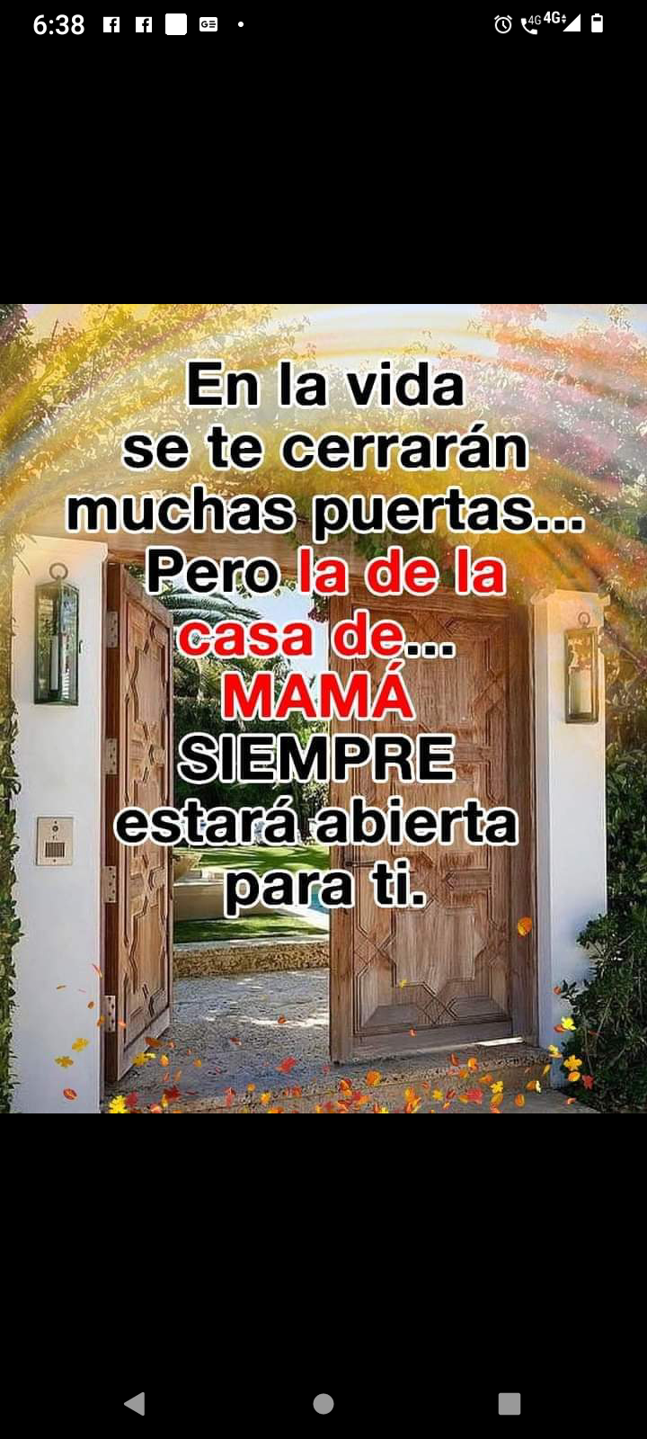 En la vida se sierra muchas puertas