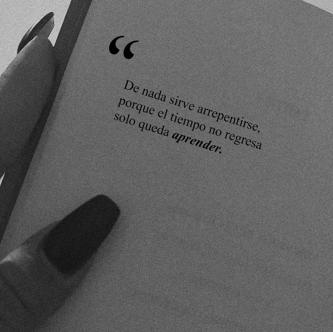 Hay que aprender de ello