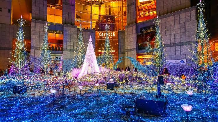 Caretta Shiodome en Navidad