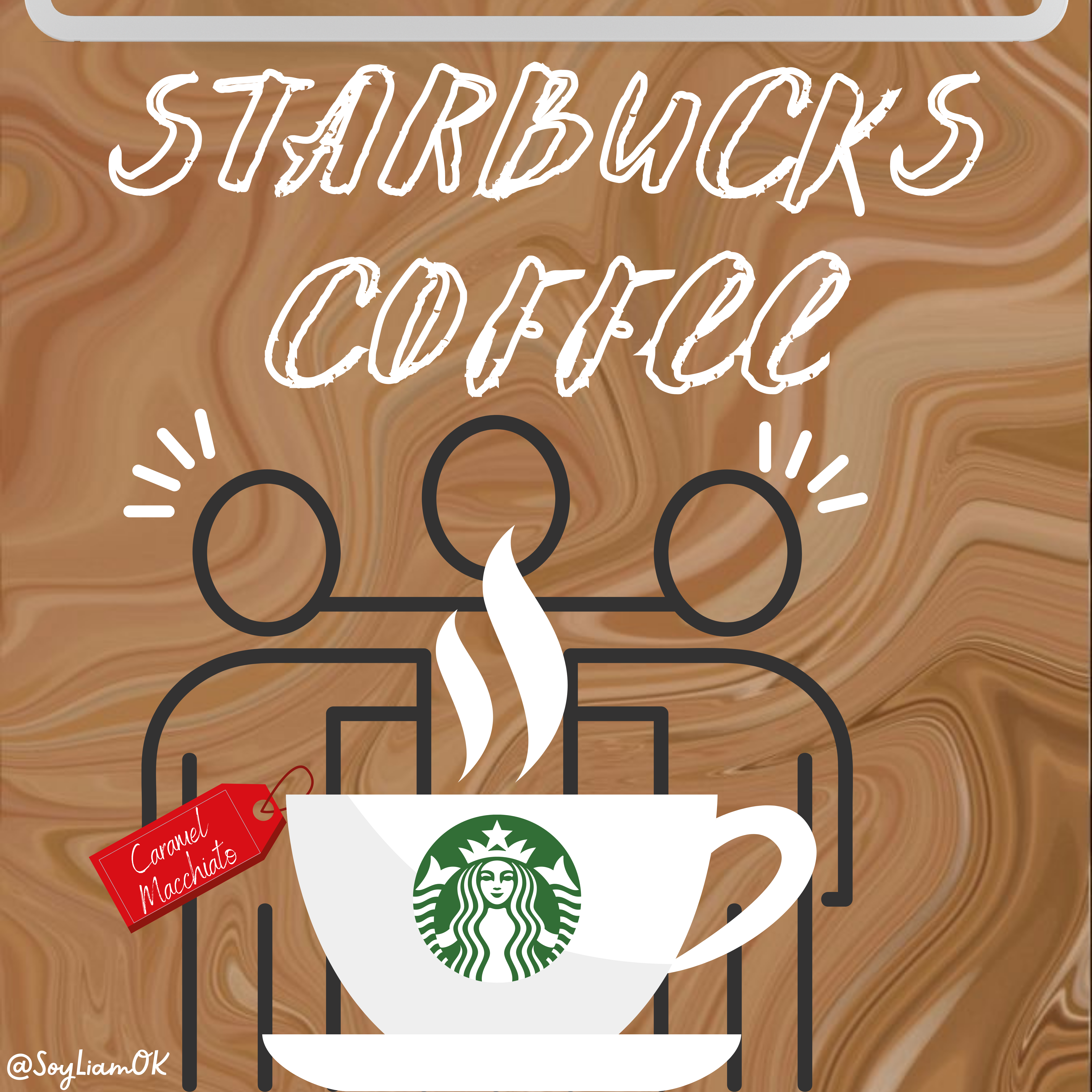 adorando el maravilloso Café Starbucks