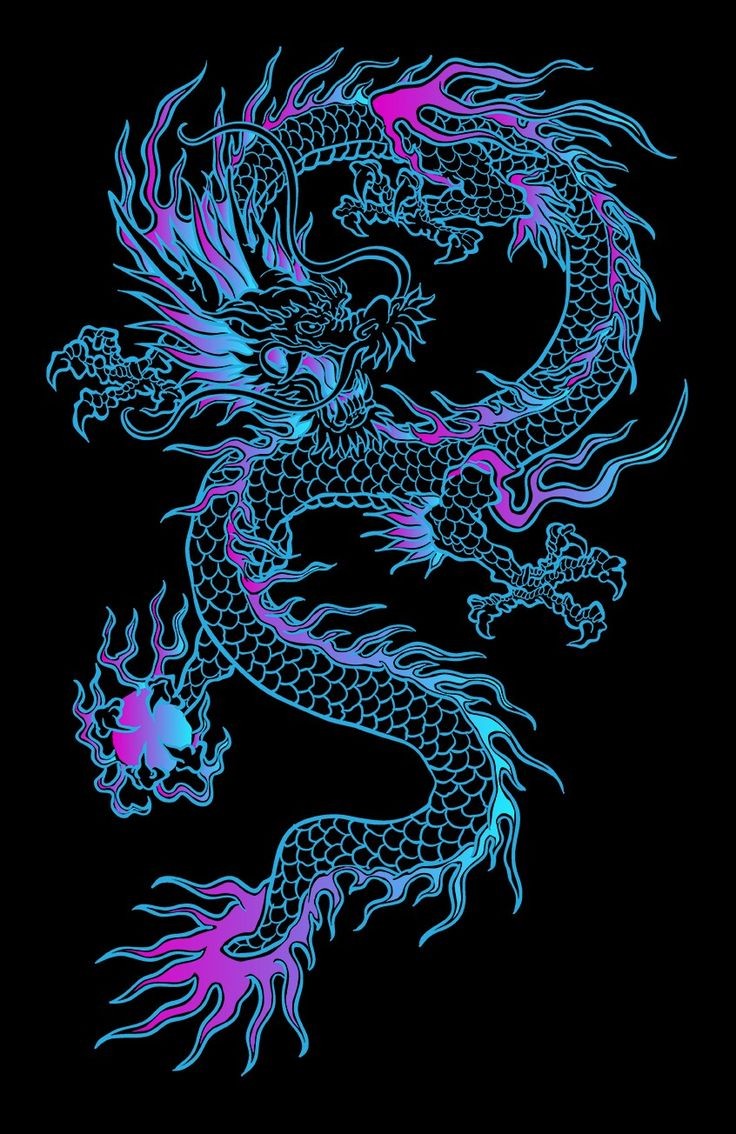 Dragón azul
