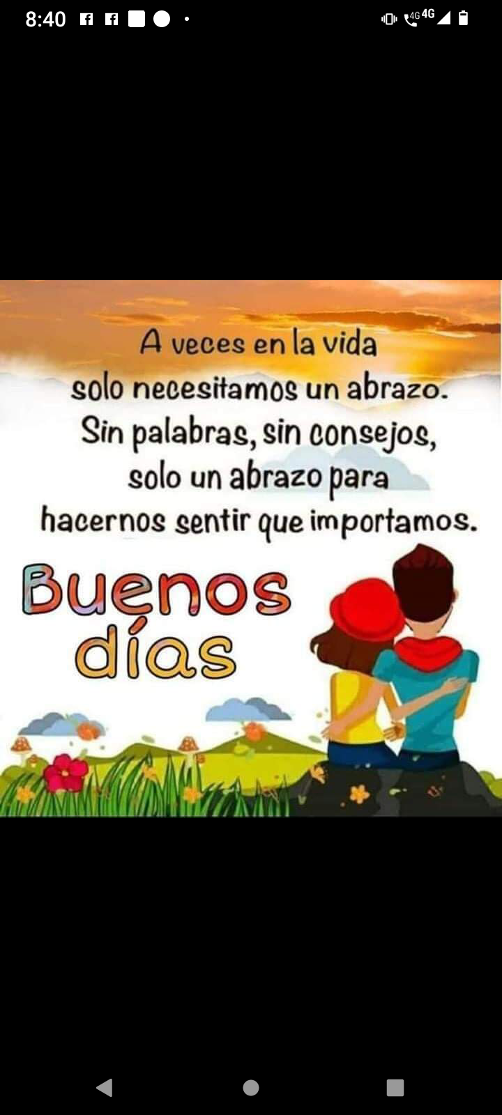 Aveces solo necesitamos