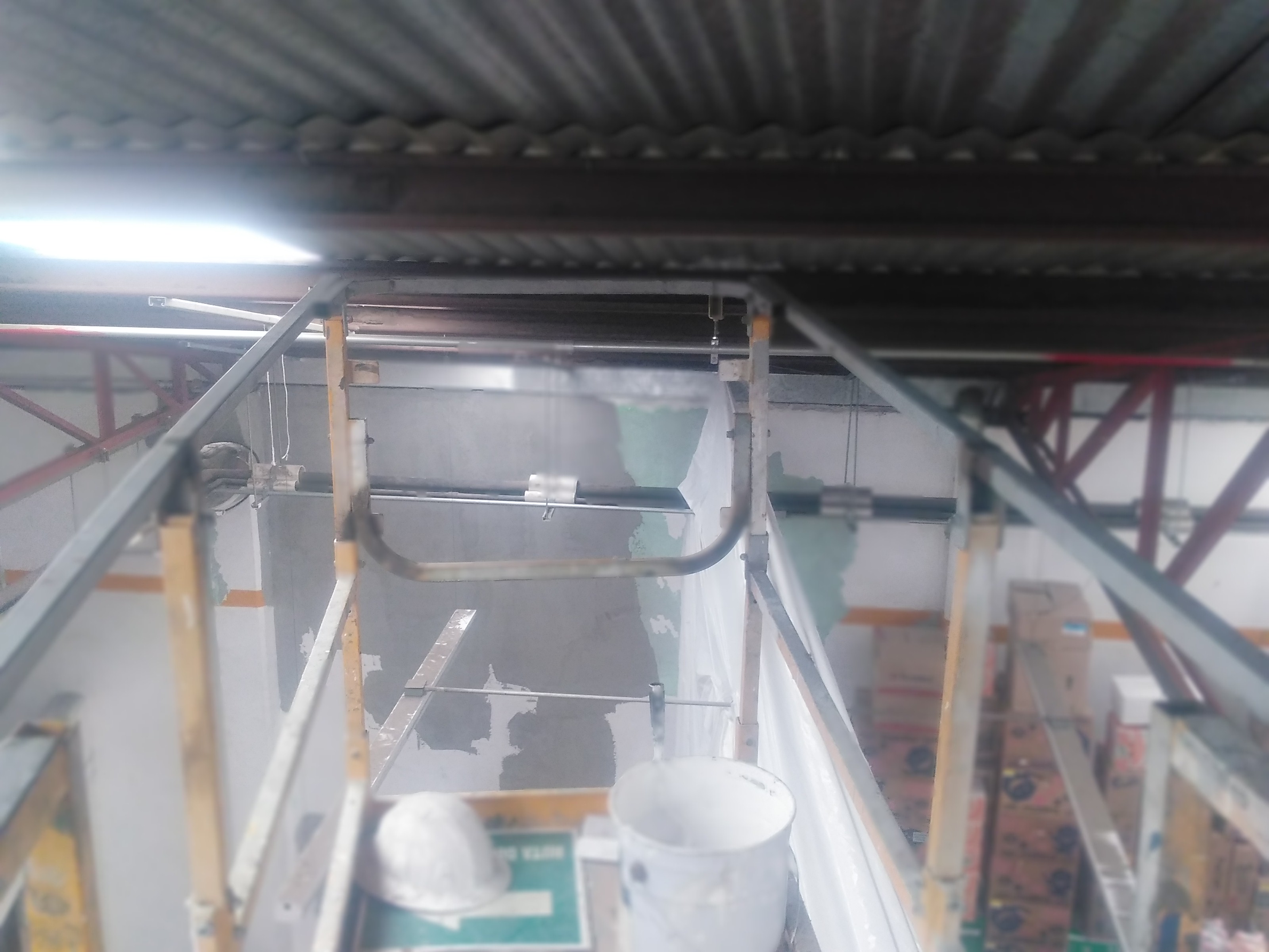 Trabajo de obra en alturas