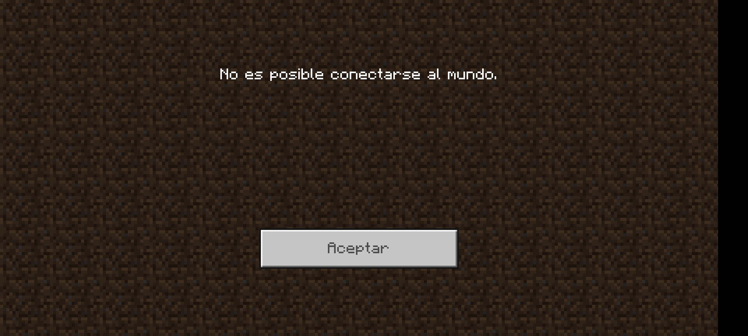 F ya no hay conexión