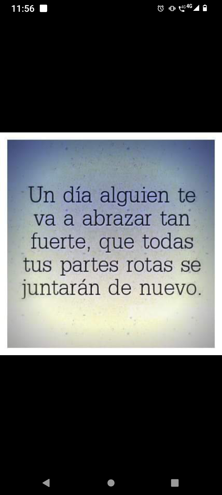 Un día alguien te va a abrazar