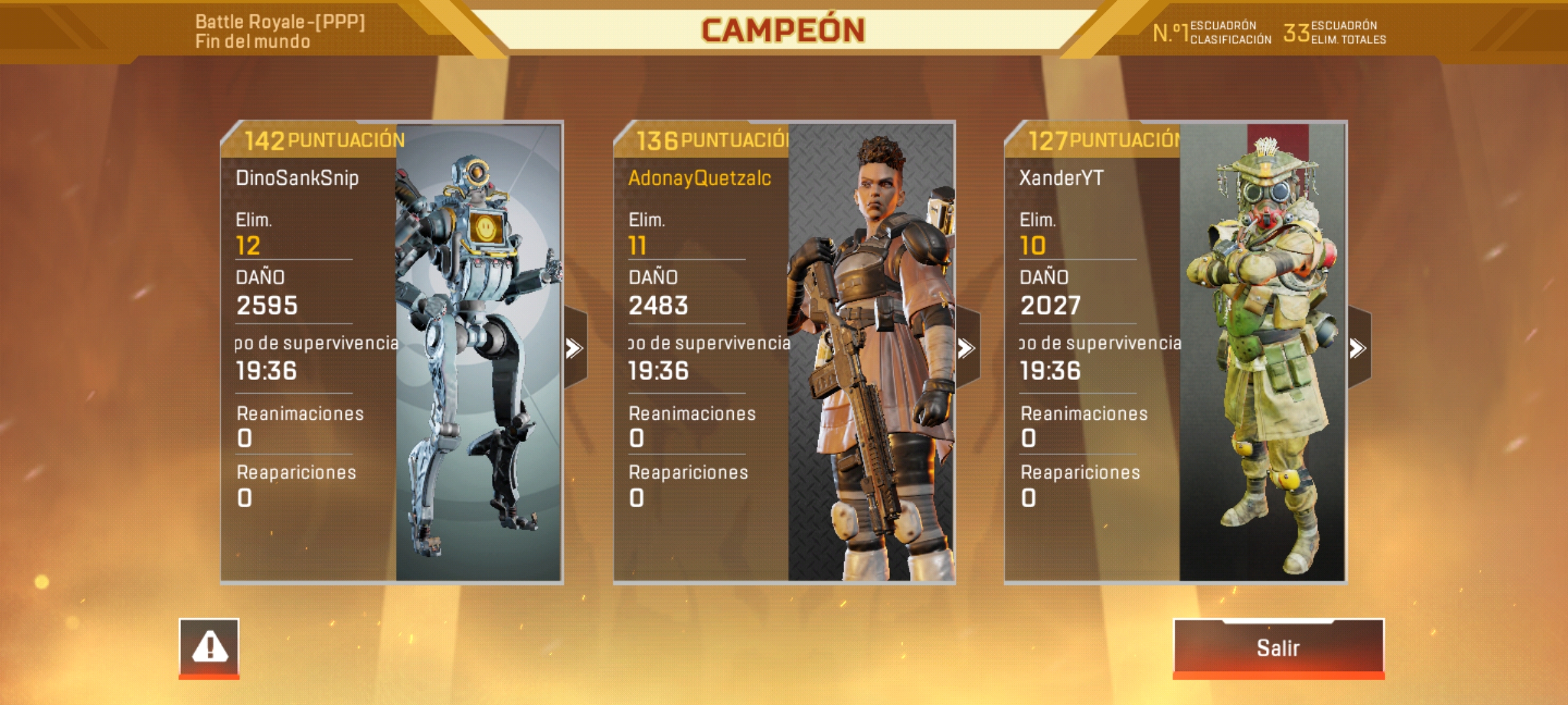 A jugar APEX