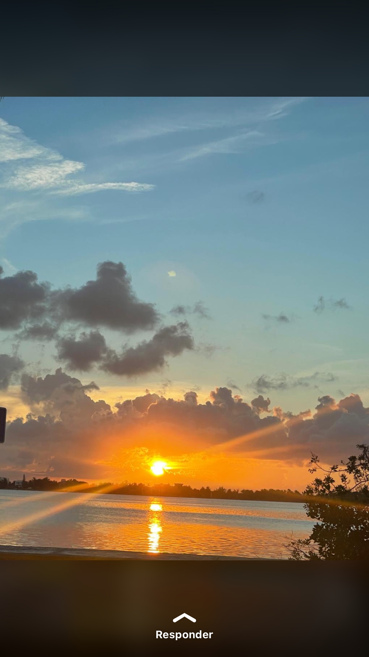 hermoso atardecer