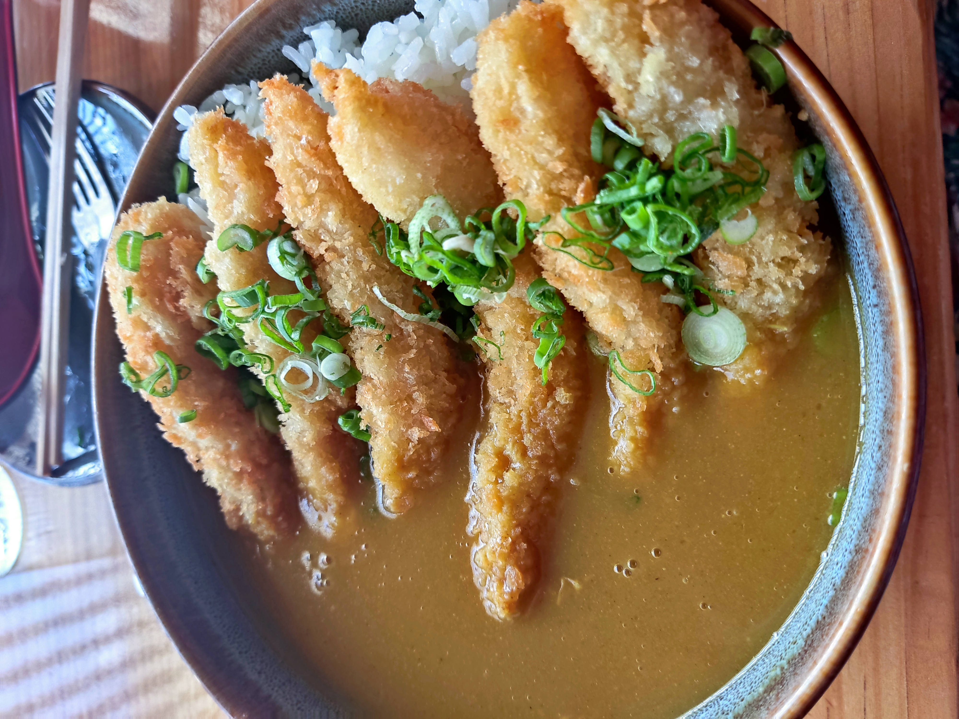 Camarones tempura