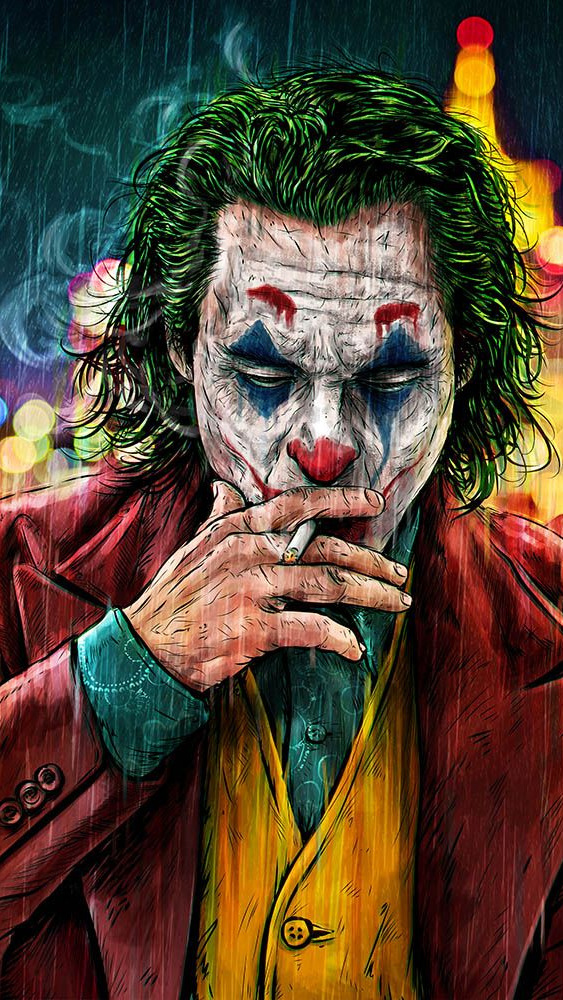 Joker Smoking