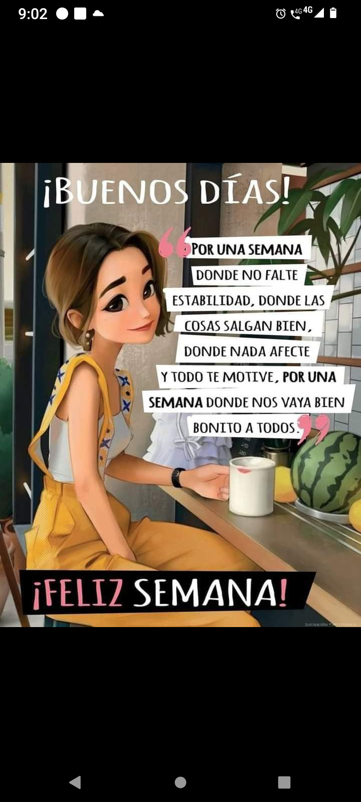Por una semana donde no falten