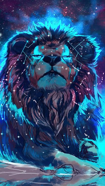 León azul