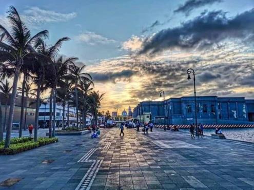 Desde el puerto de Veracruz