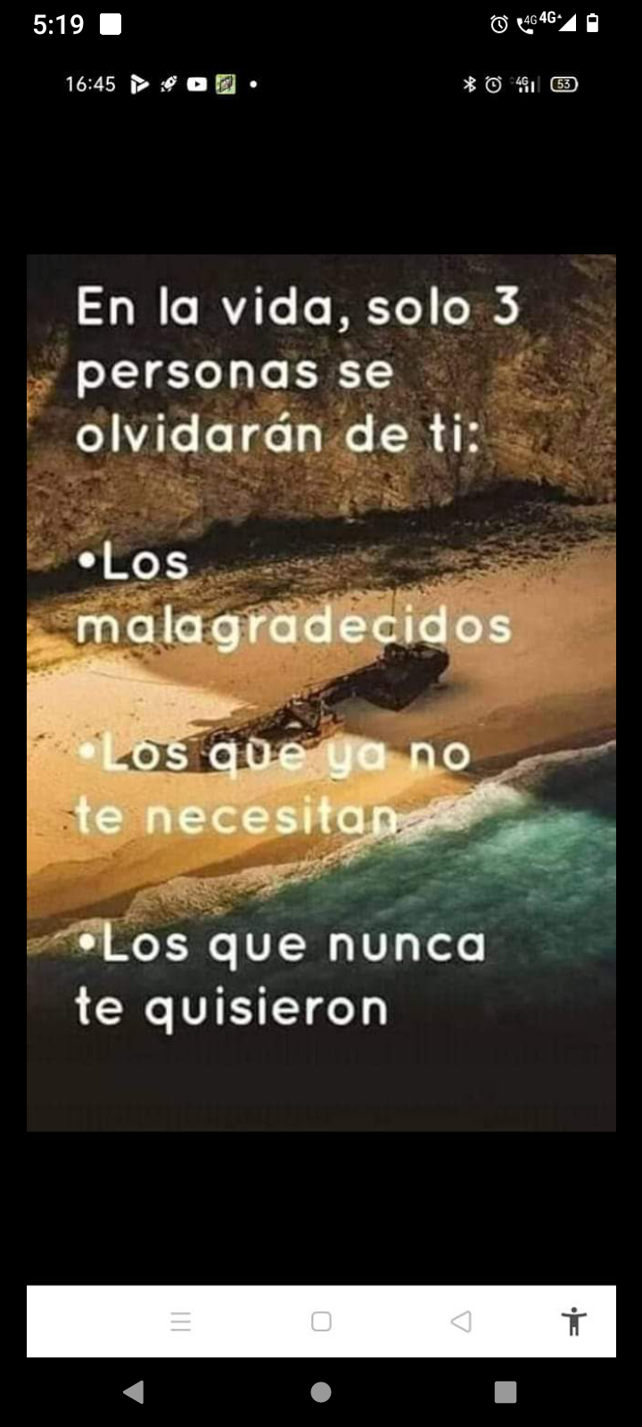 En la vida solo 3 personas