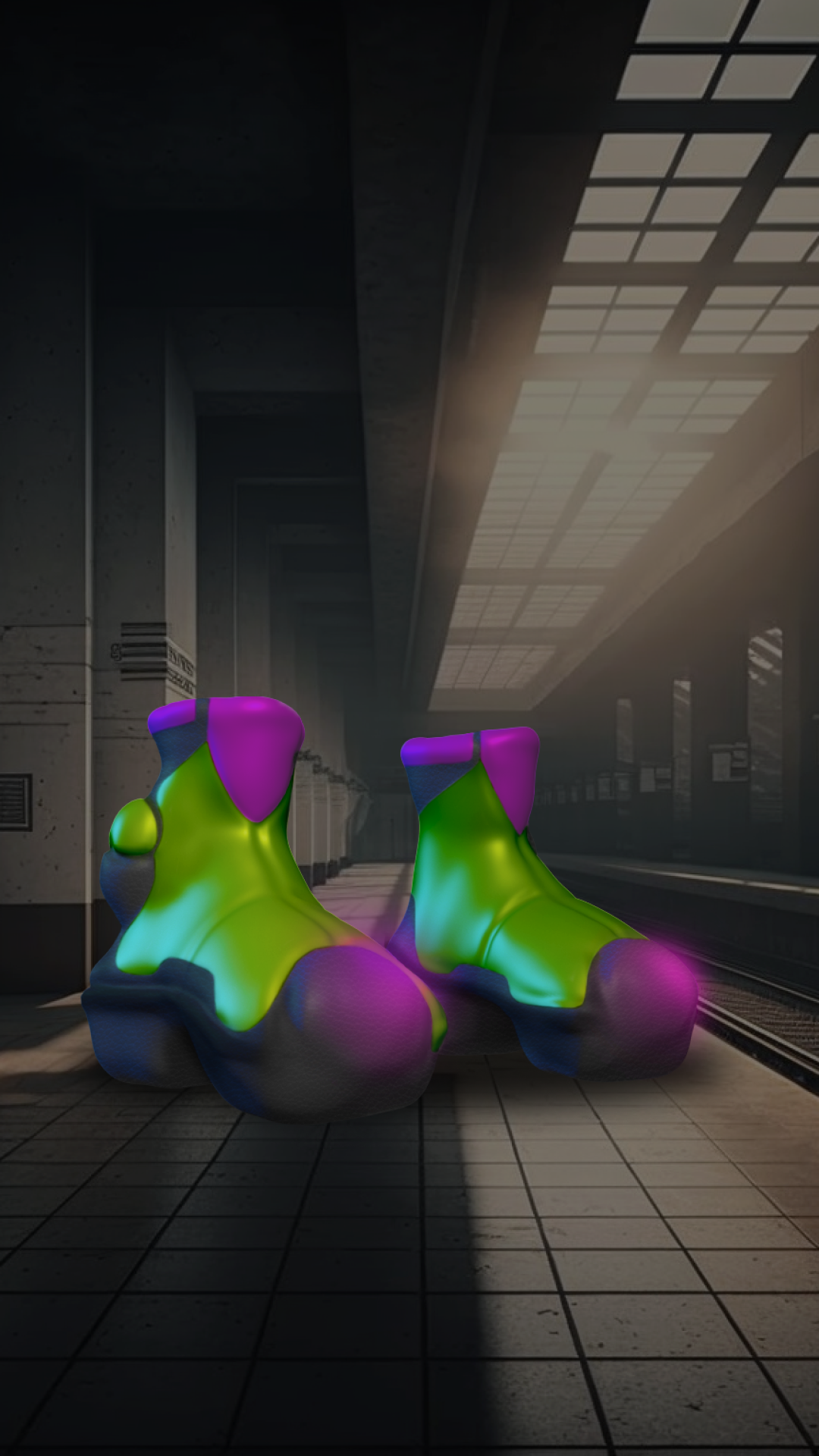 YOlanda's MetaFuturistic Dance Boots