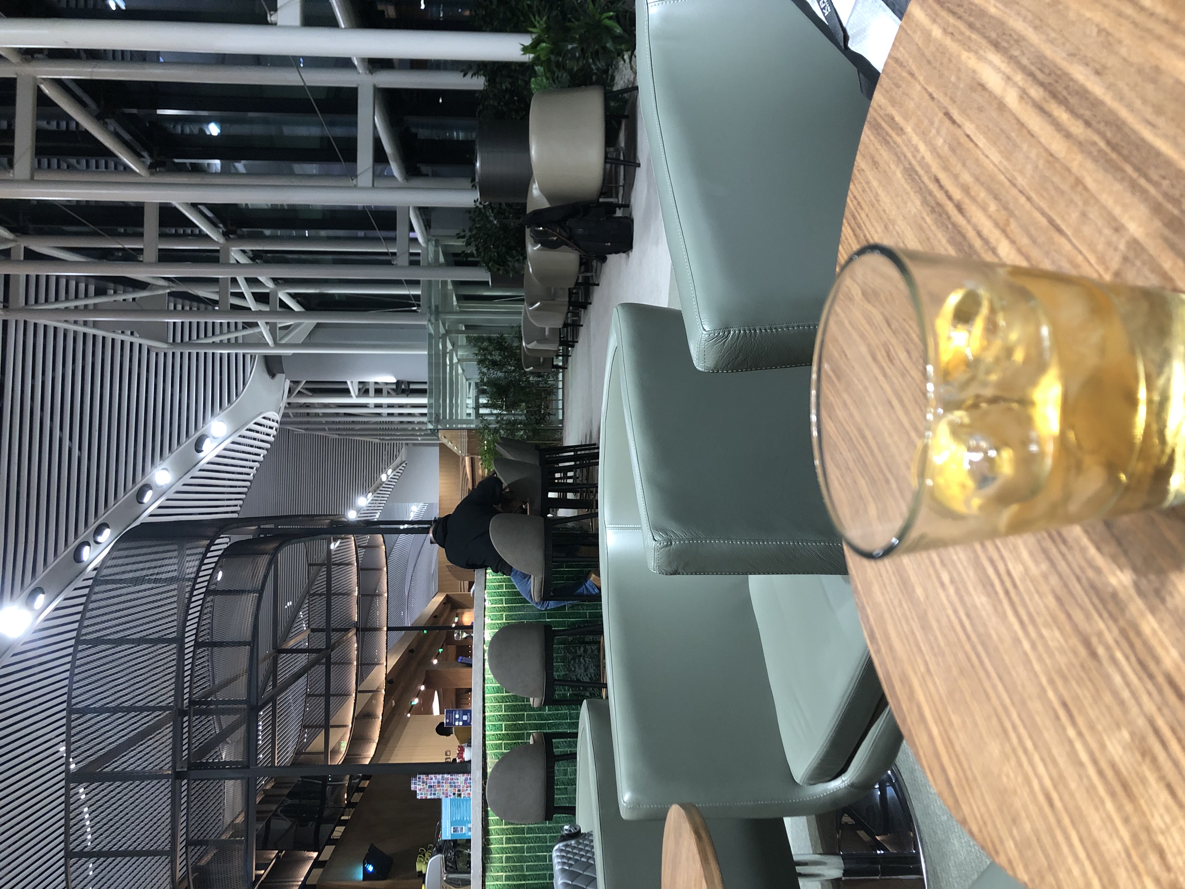 At the lounge