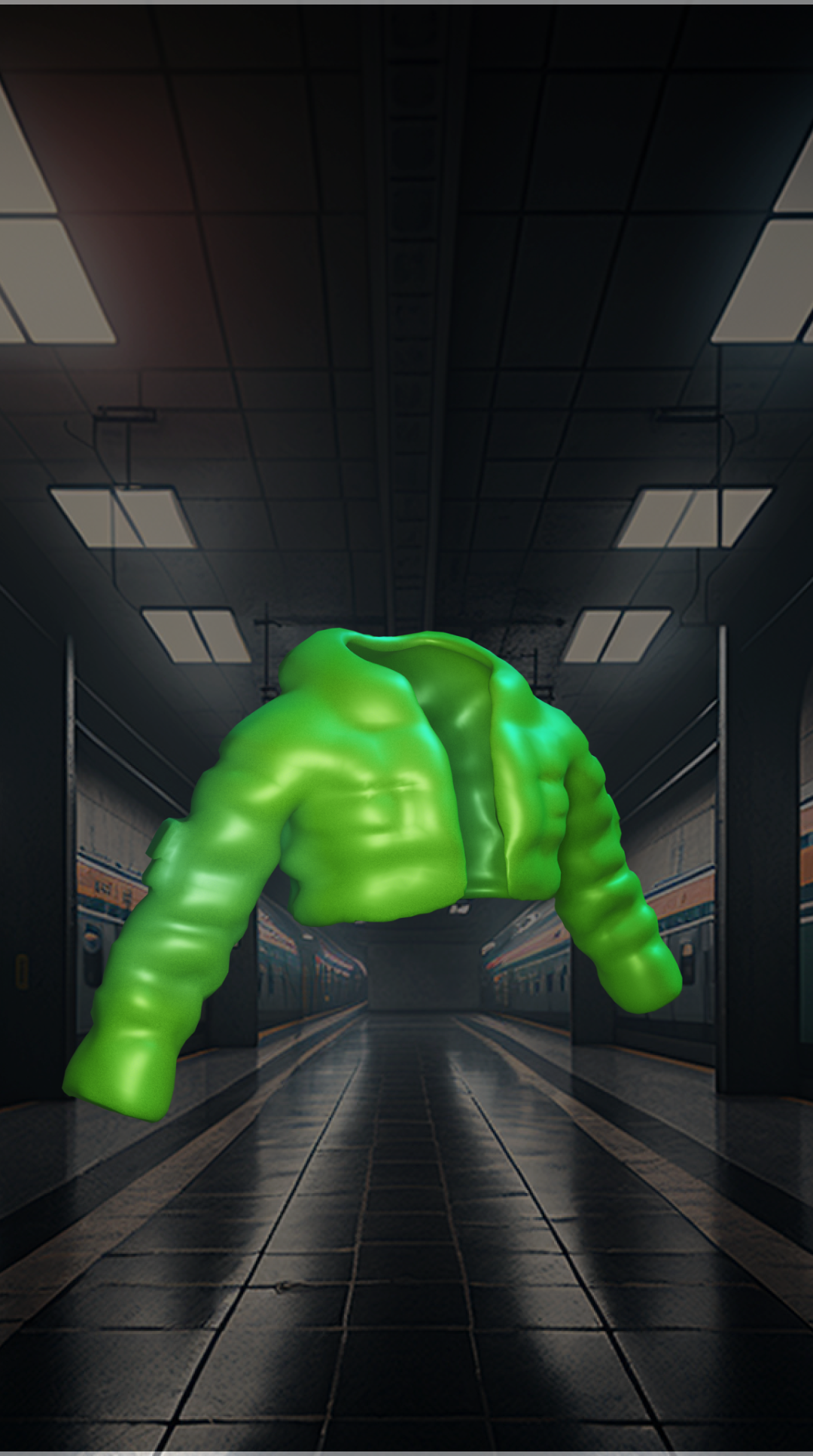 YOlanda's Green Acid Jacket