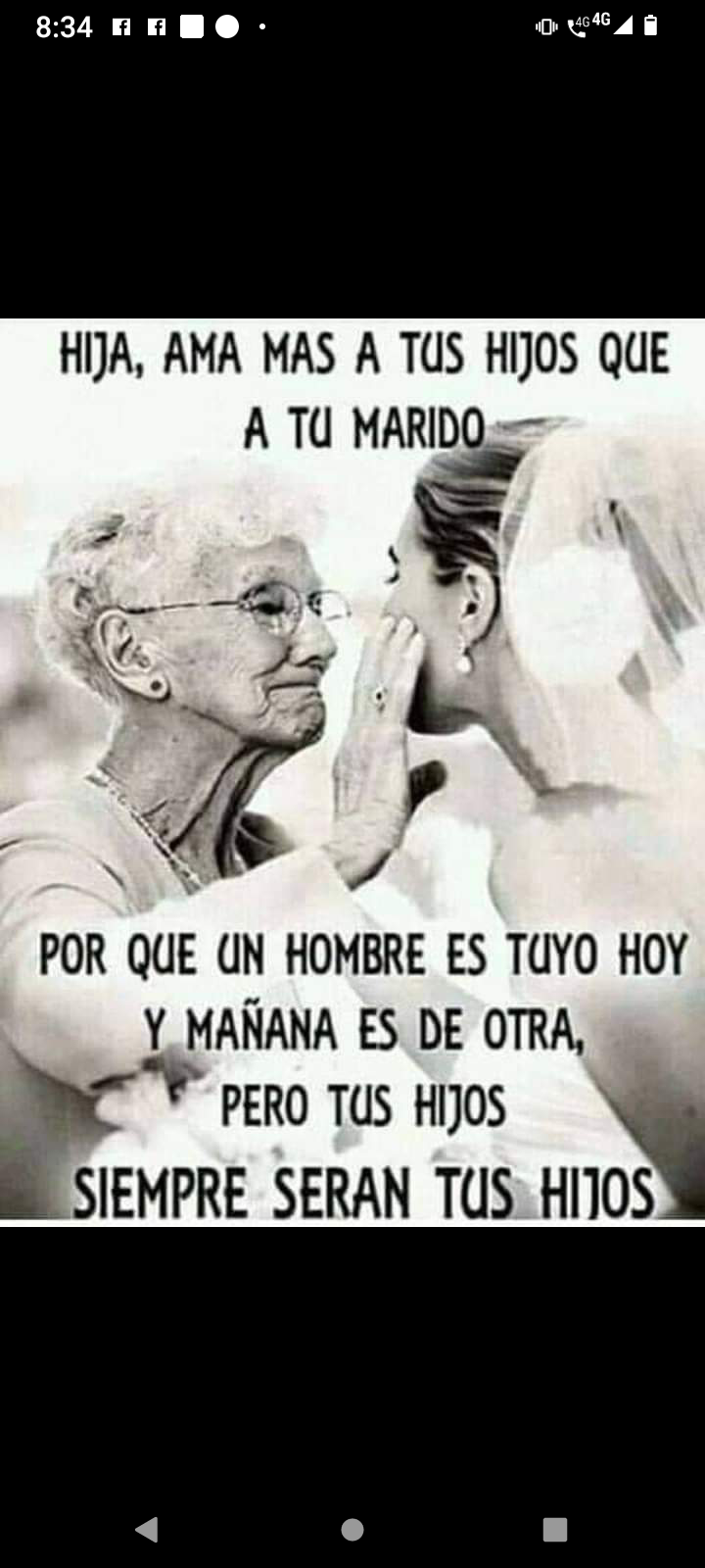 Hija ama más a tu hijos