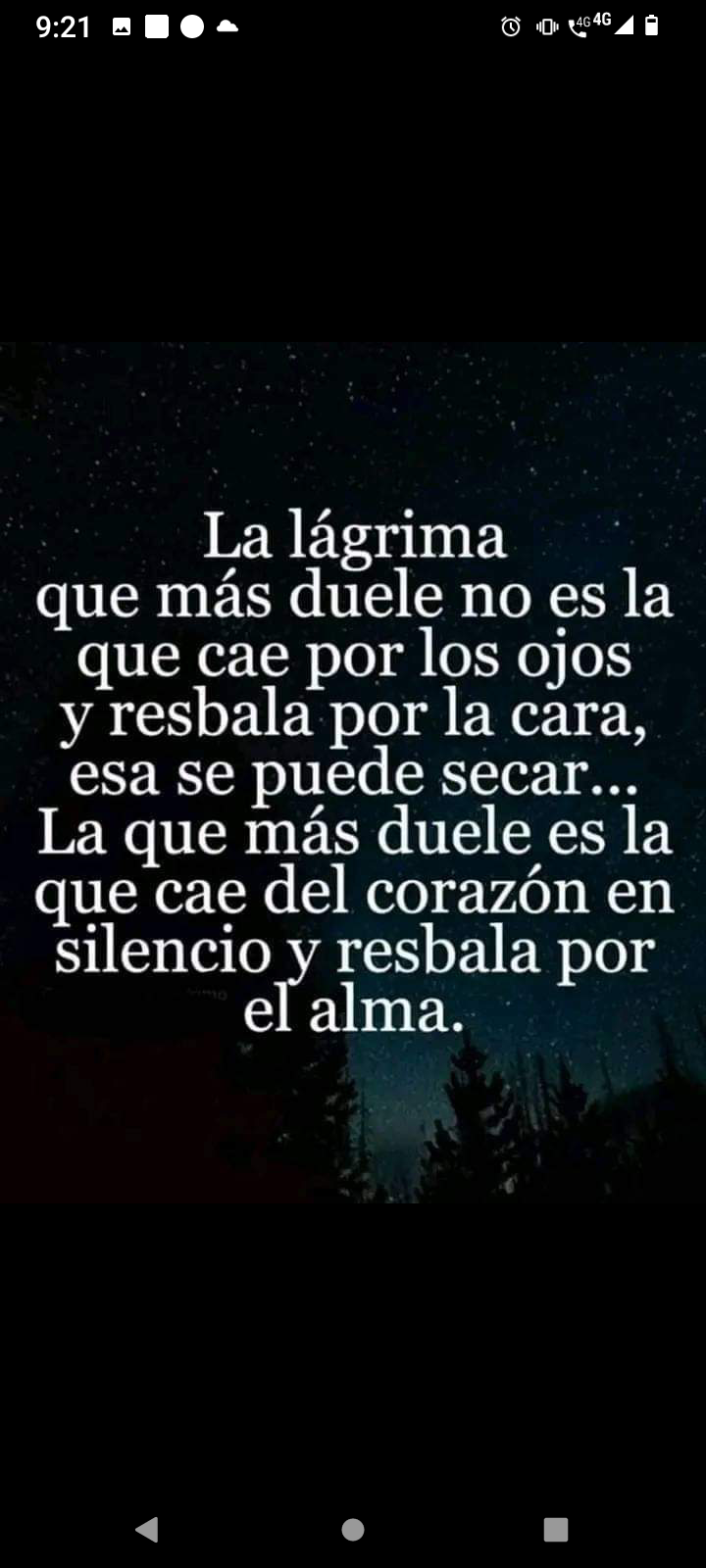 La lágrima que más duele