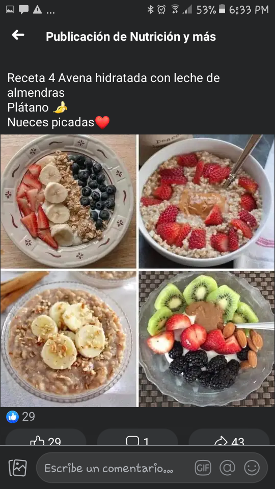 Desayunos para empezar el diá