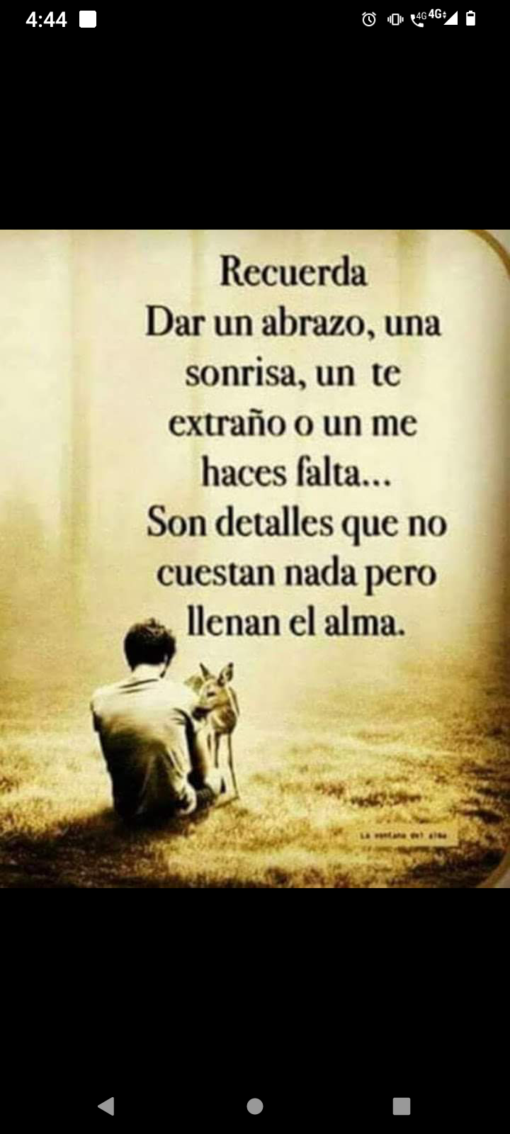 Recuerda dar un abrazo
