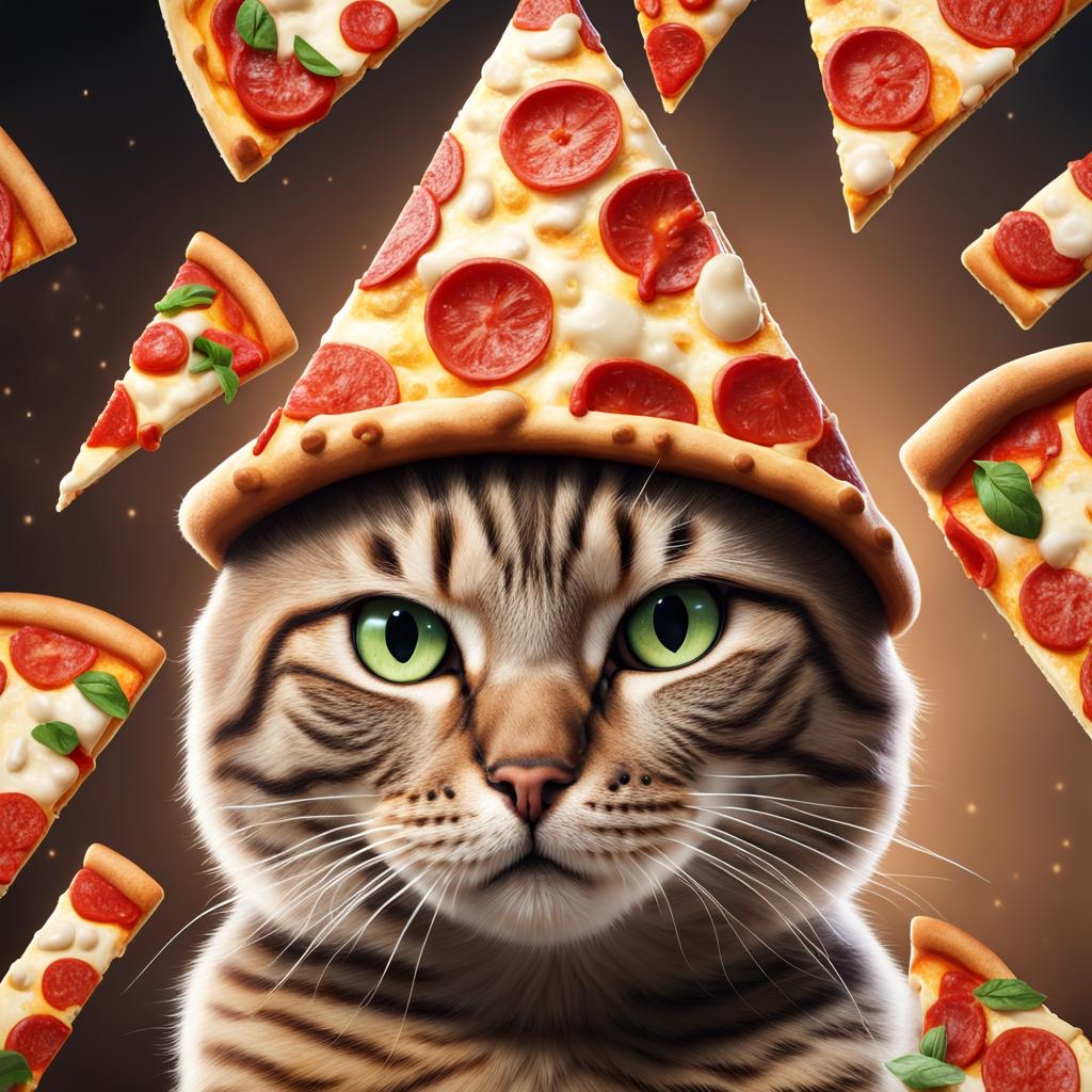 Pepperoni Pizza Cat
