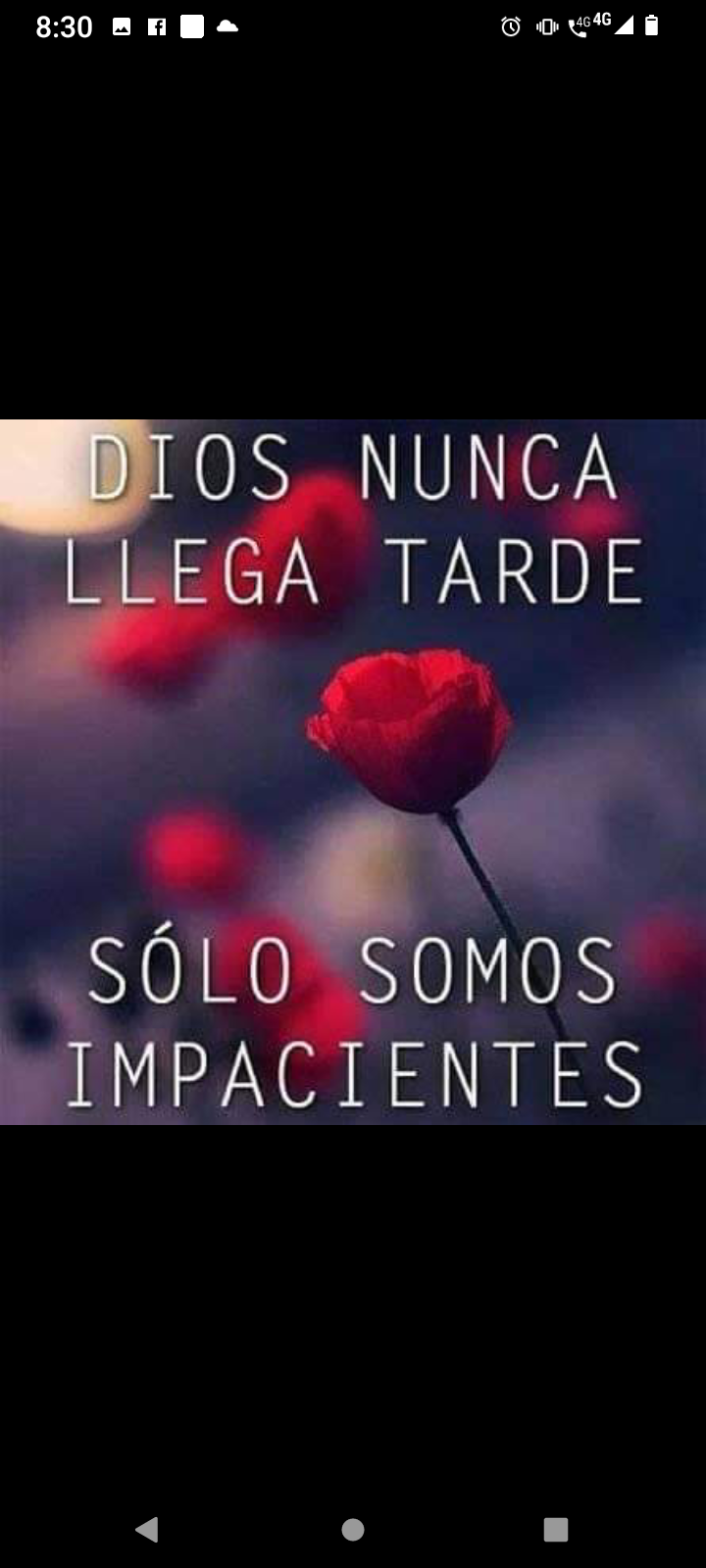 Dios nunca llega tarde