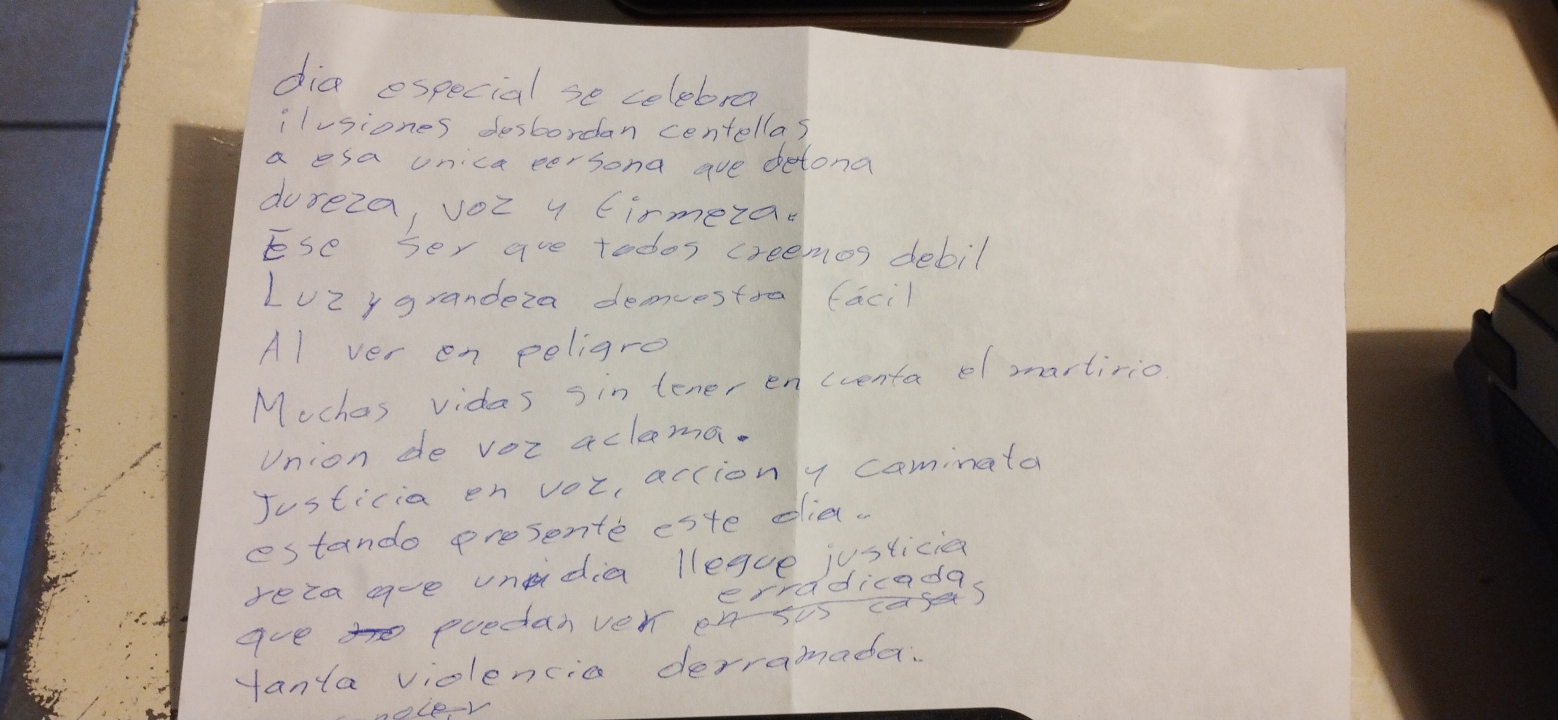 Poema del Día de las mujeres