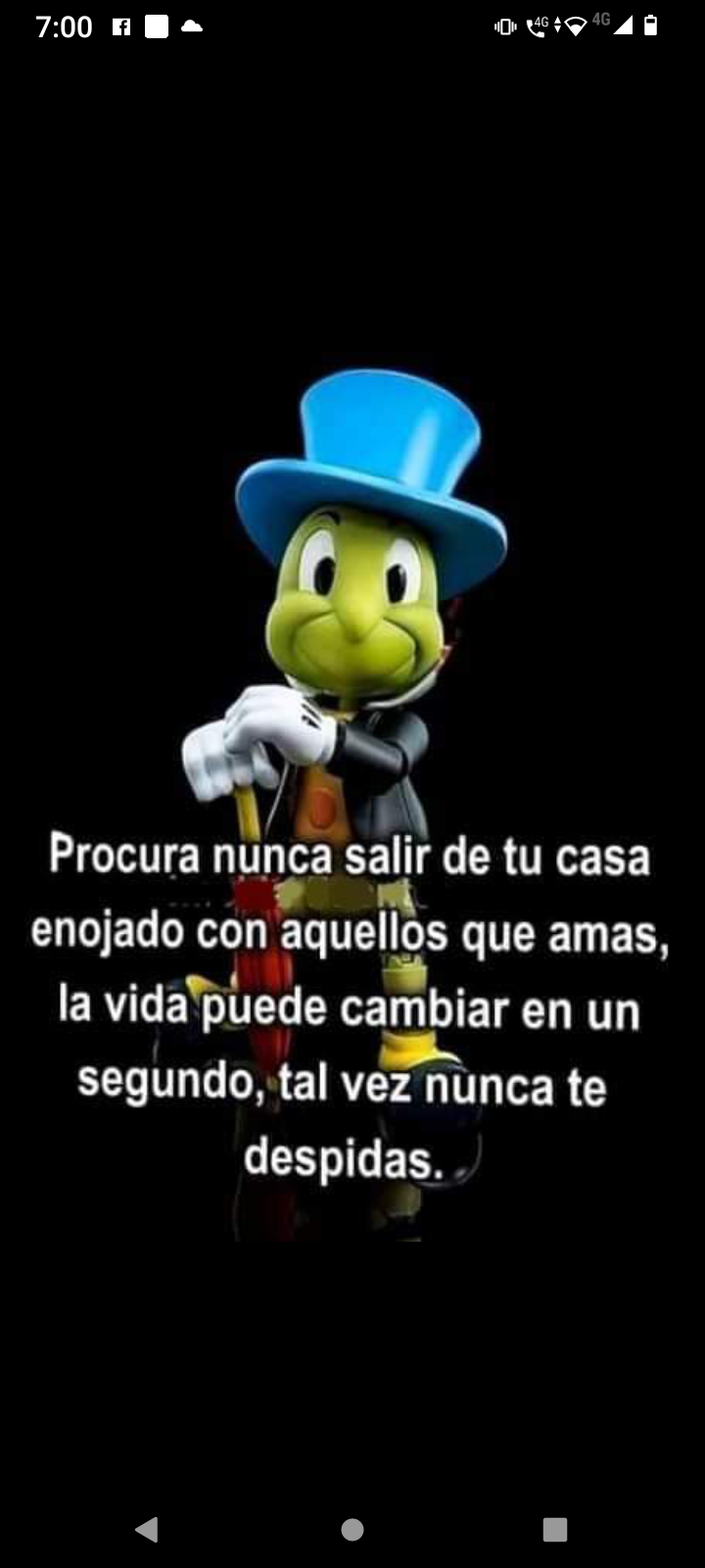 Procura salir de casa no enojado